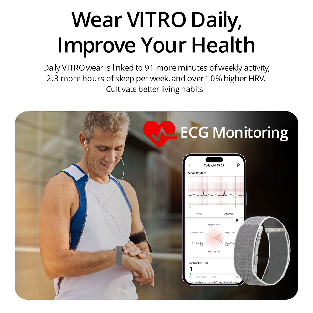 VALDUS 2026 New VITRO NO Scree - огляд і ціна Fall Detection Watch