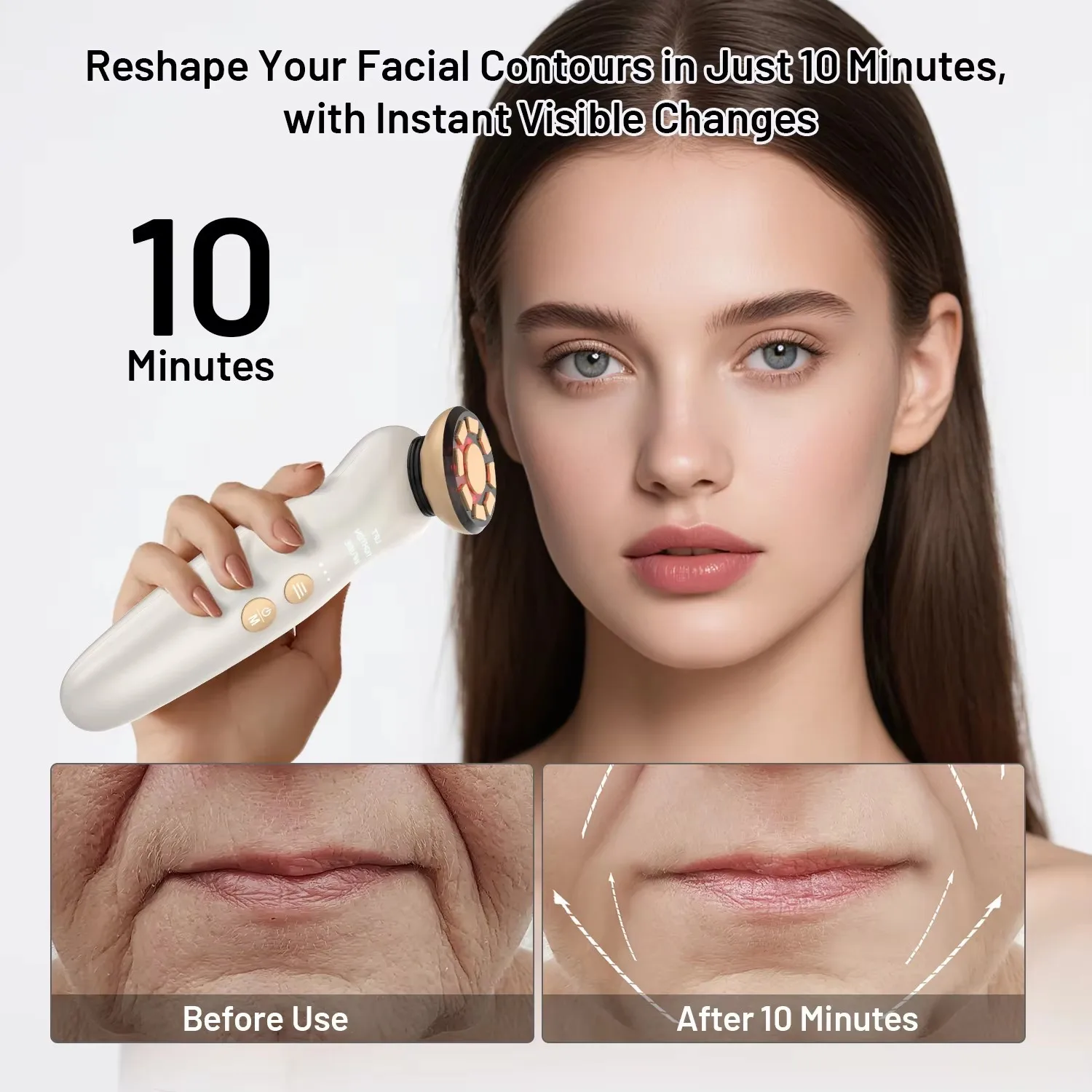 RF Facial Massager LED Light t - огляд і ціна Galvanic Skin Sensor