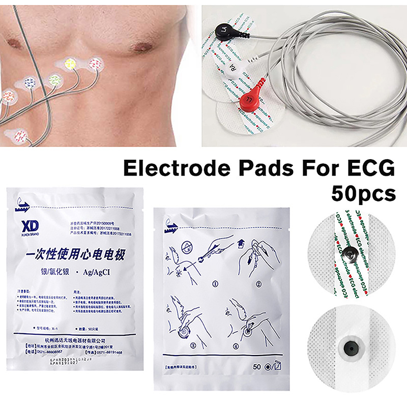 50PCS/Bag Electrode Patch  Dis - огляд і ціна Ecg Patch Monitor