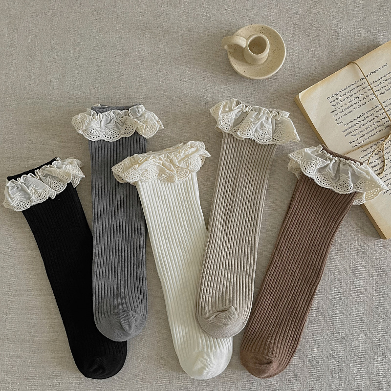 Ruffle Baby Girls Knee High So - огляд і ціна Baby Sock Oximeter