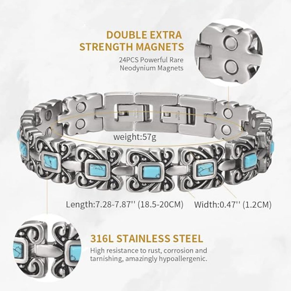 Titanium Steel Blue Turquoise  - огляд і ціна Meditation Headband Eeg