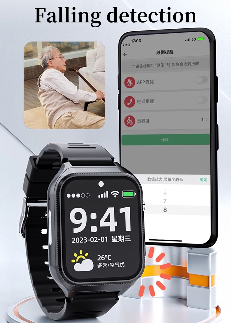 Elderly Smart Watch For Senior - огляд і ціна Fall Detection Watch