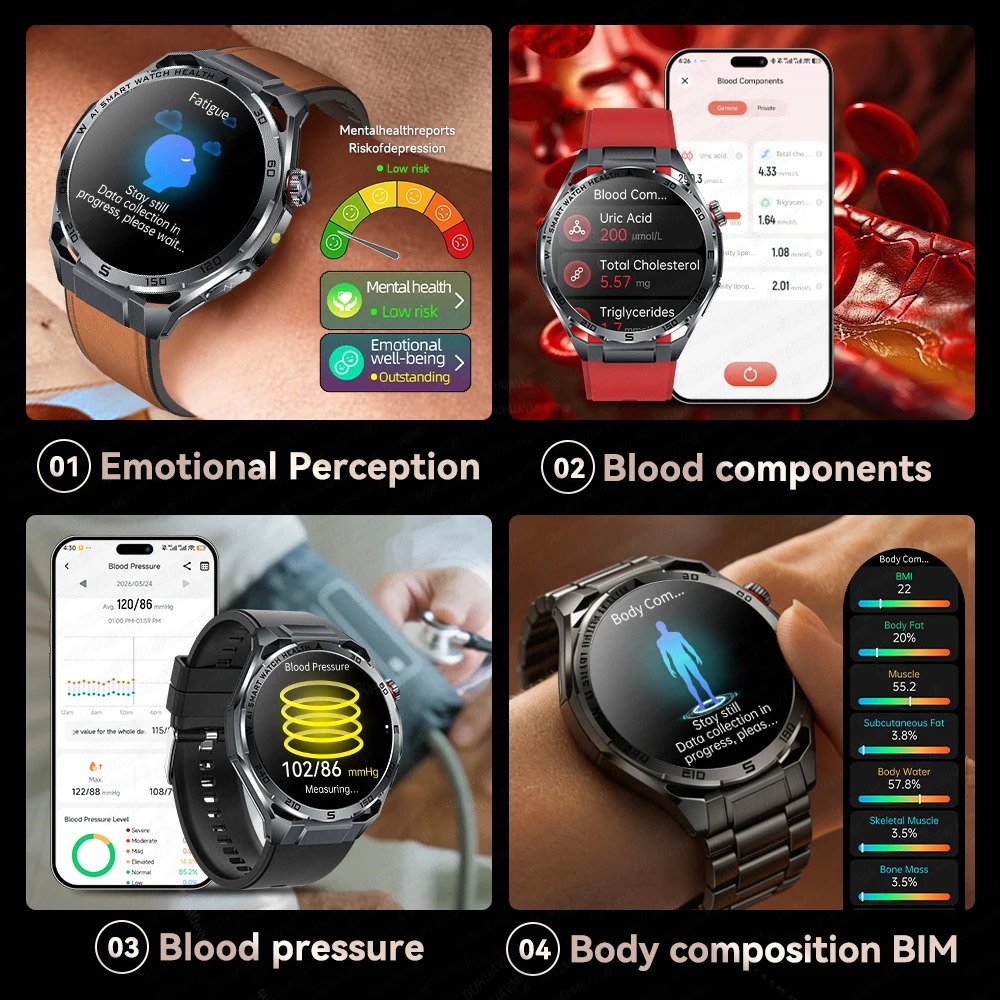 New Blood Pressure Uric Acid B - огляд і ціна Fatigue Band Monitor