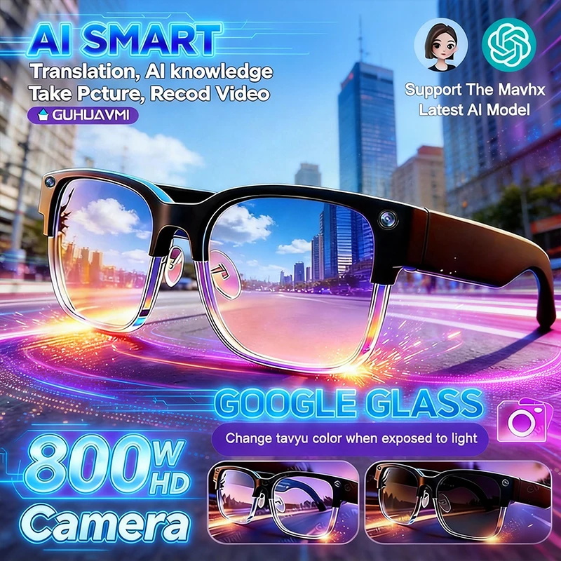 2026New 800W Pixel Camera Smar - огляд і ціна Smart Glasses Lens