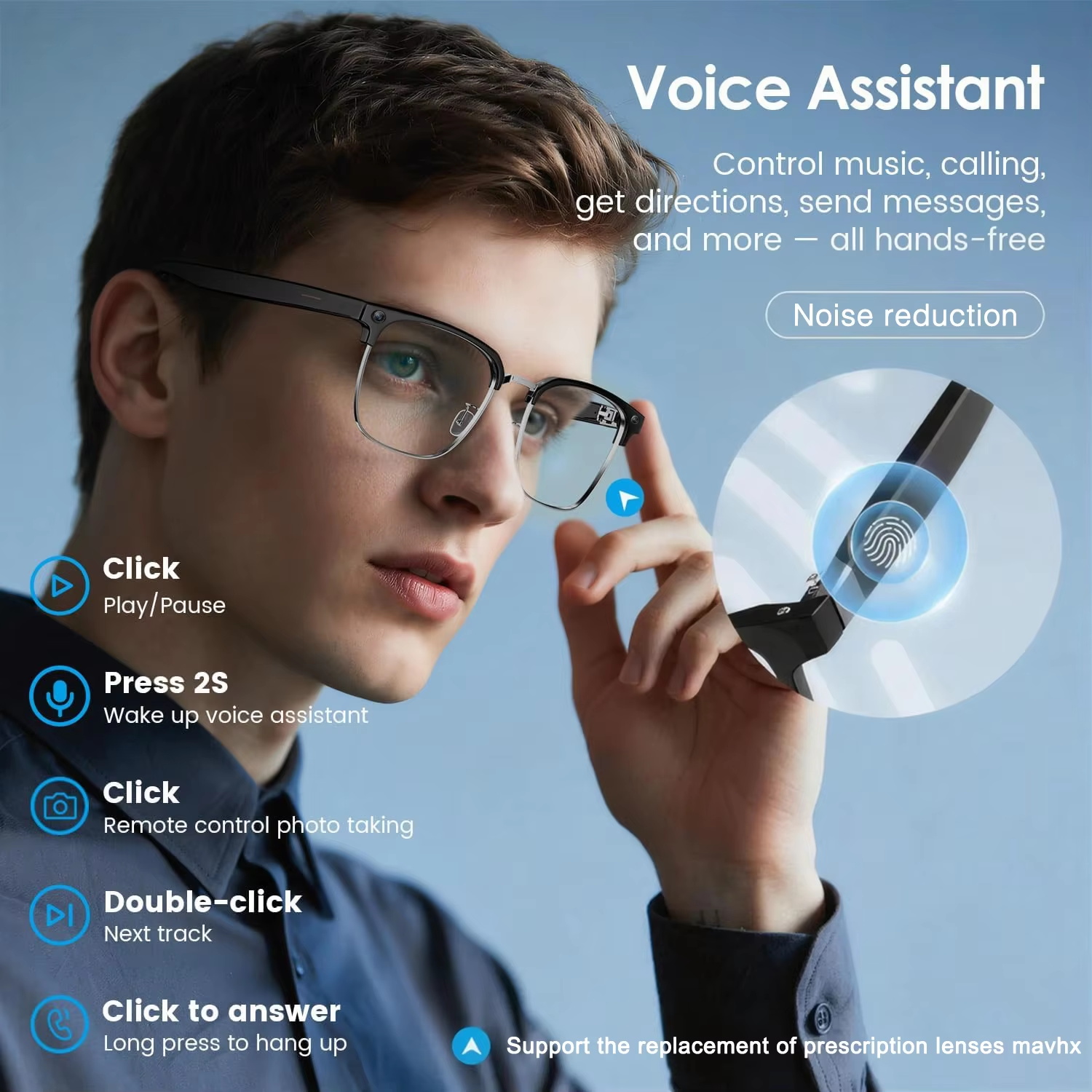 2026New 800W Pixel Camera Smar - огляд і ціна Smart Glasses Lens